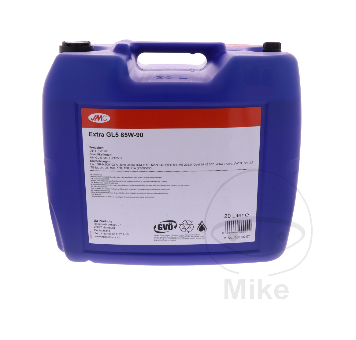 aceite para engranajes gl5 85w90 20 l extra 85w-90