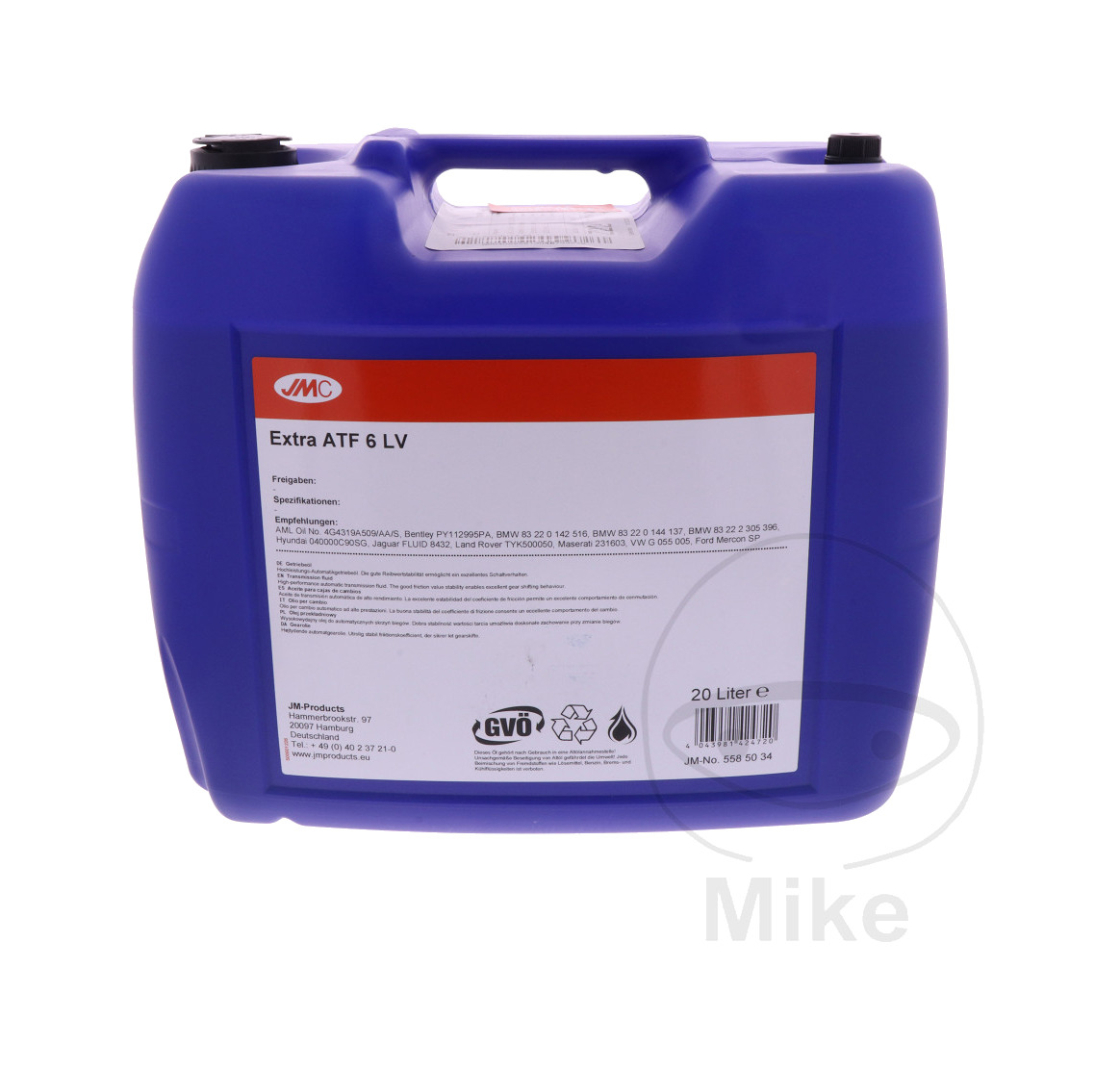 aceite para engranajes atf 6 lv 20 l extra
