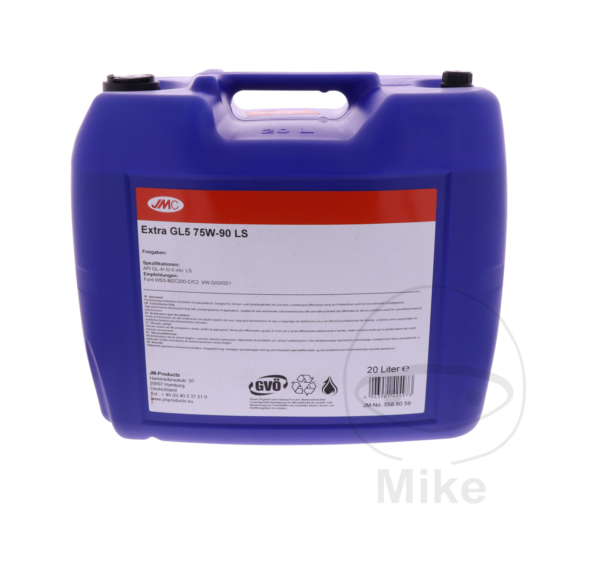 aceite engranaje transmisión gl5 75w90 20 l ls extra 75w-90