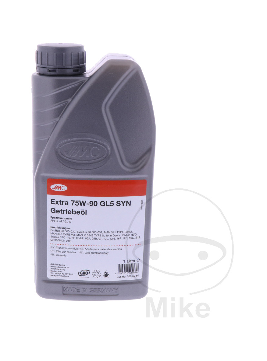 aceite para engranajes sintético gl5 75w90 1 l extra 75w-90 syn