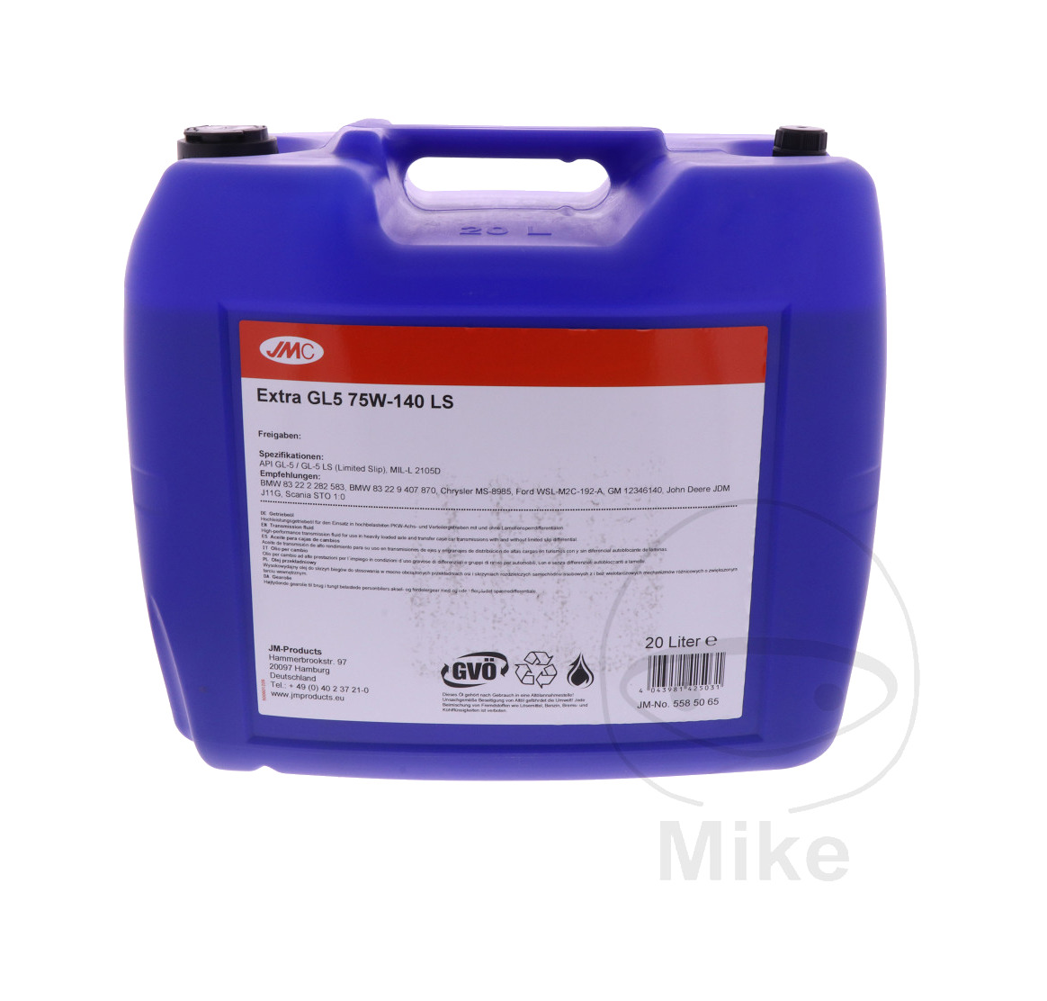 aceite engranaje 75w140 20 l gl5 ls extra 75w-140