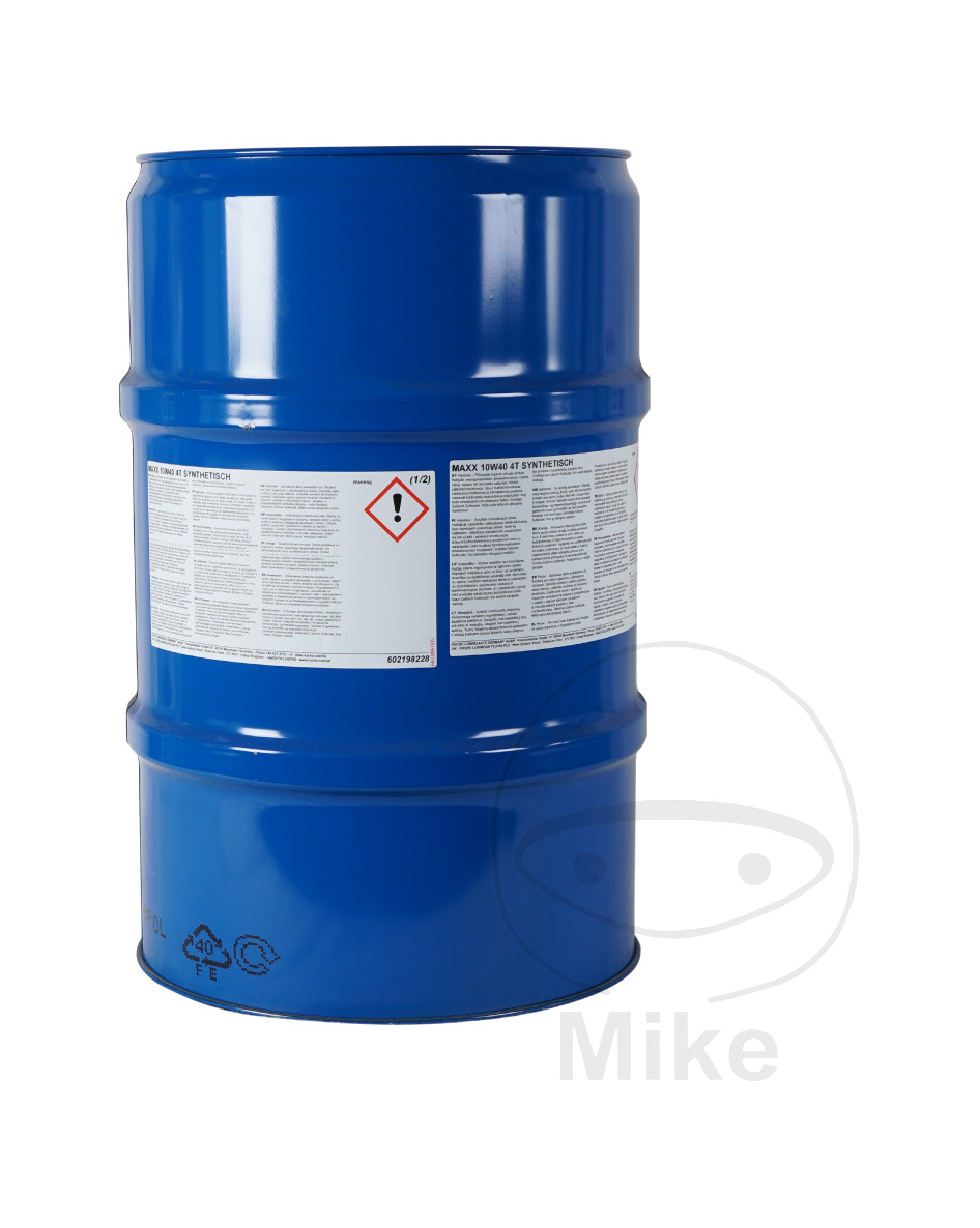 aceite motor sintético 10w40 4t 60 l maxx altn: 8065934