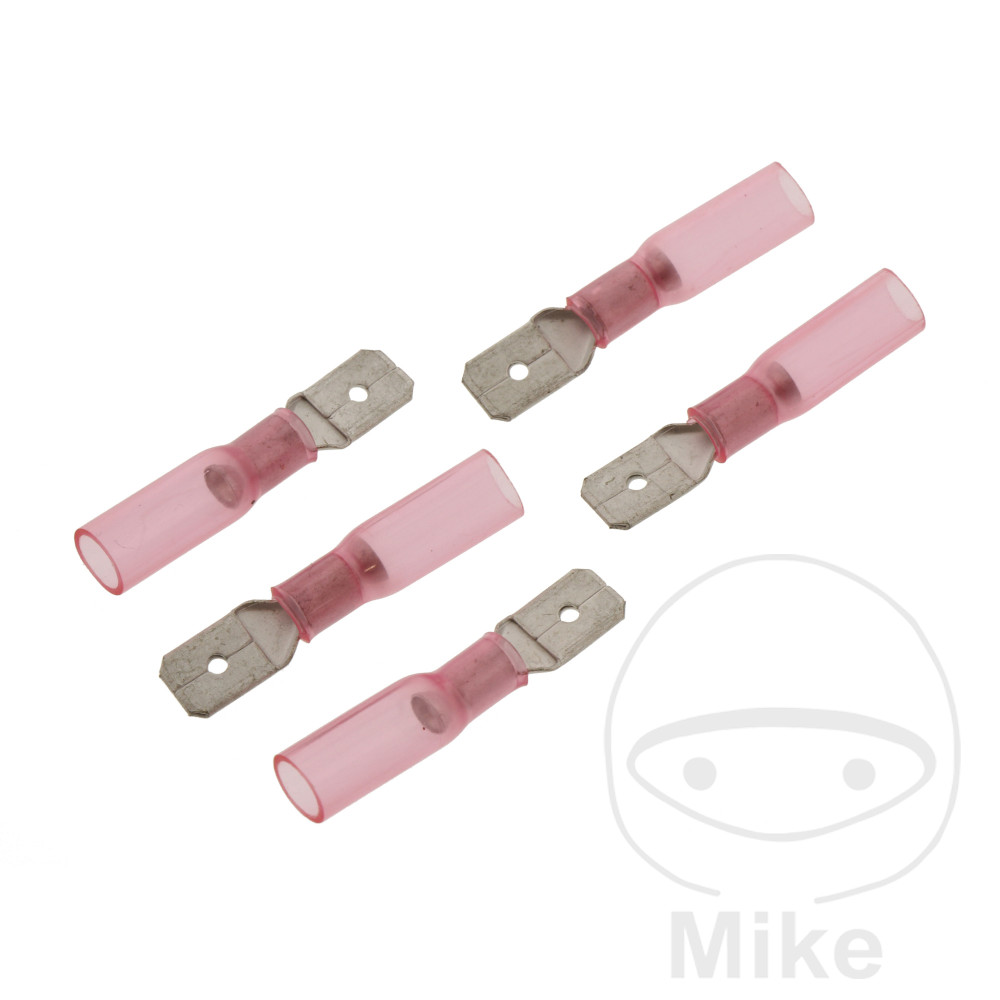pack 5 conectores planos 0.5-1.5 6.3 mm