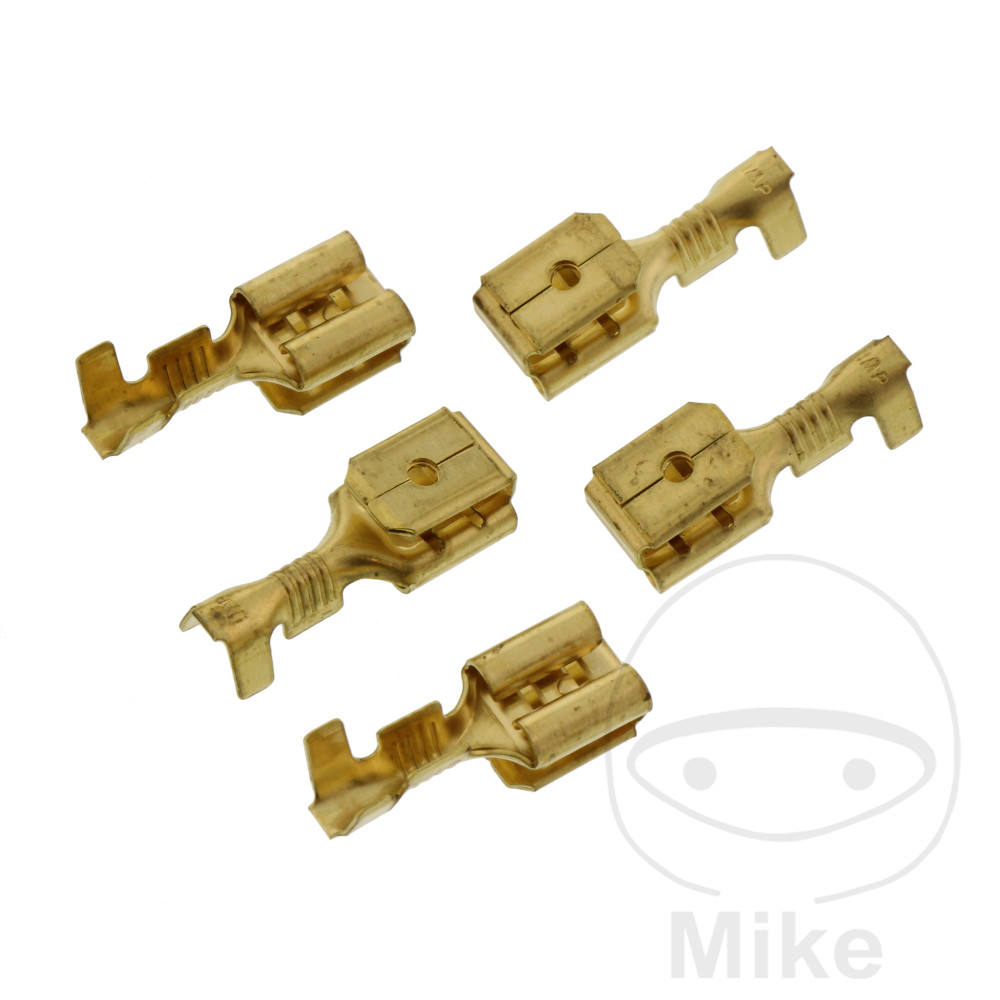 pack 5 conectores de enchufe plano 0.75-1.5
