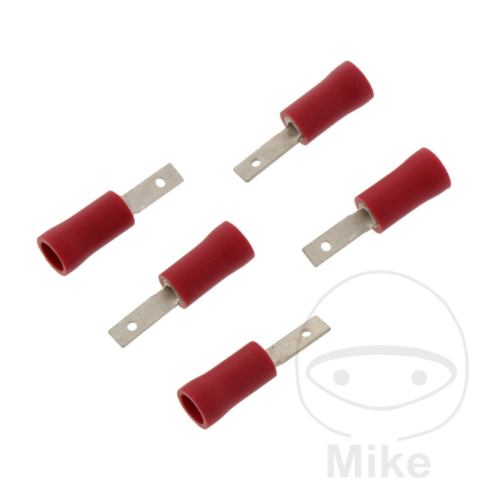 pack 5 conectores planos aislados 0.5-1.5 2.8 mm