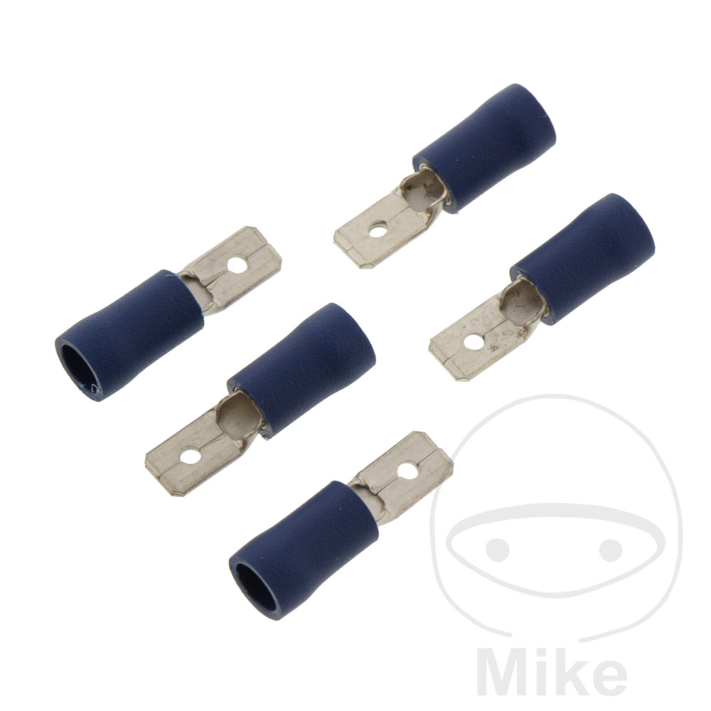 pack 5 conectores planos aislados 1.5-2.5 4.8 mm