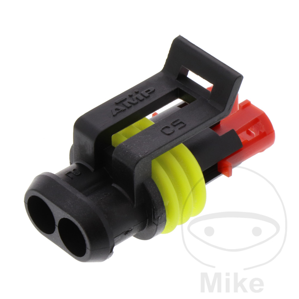 carcasa conector eléctrico 2 polos