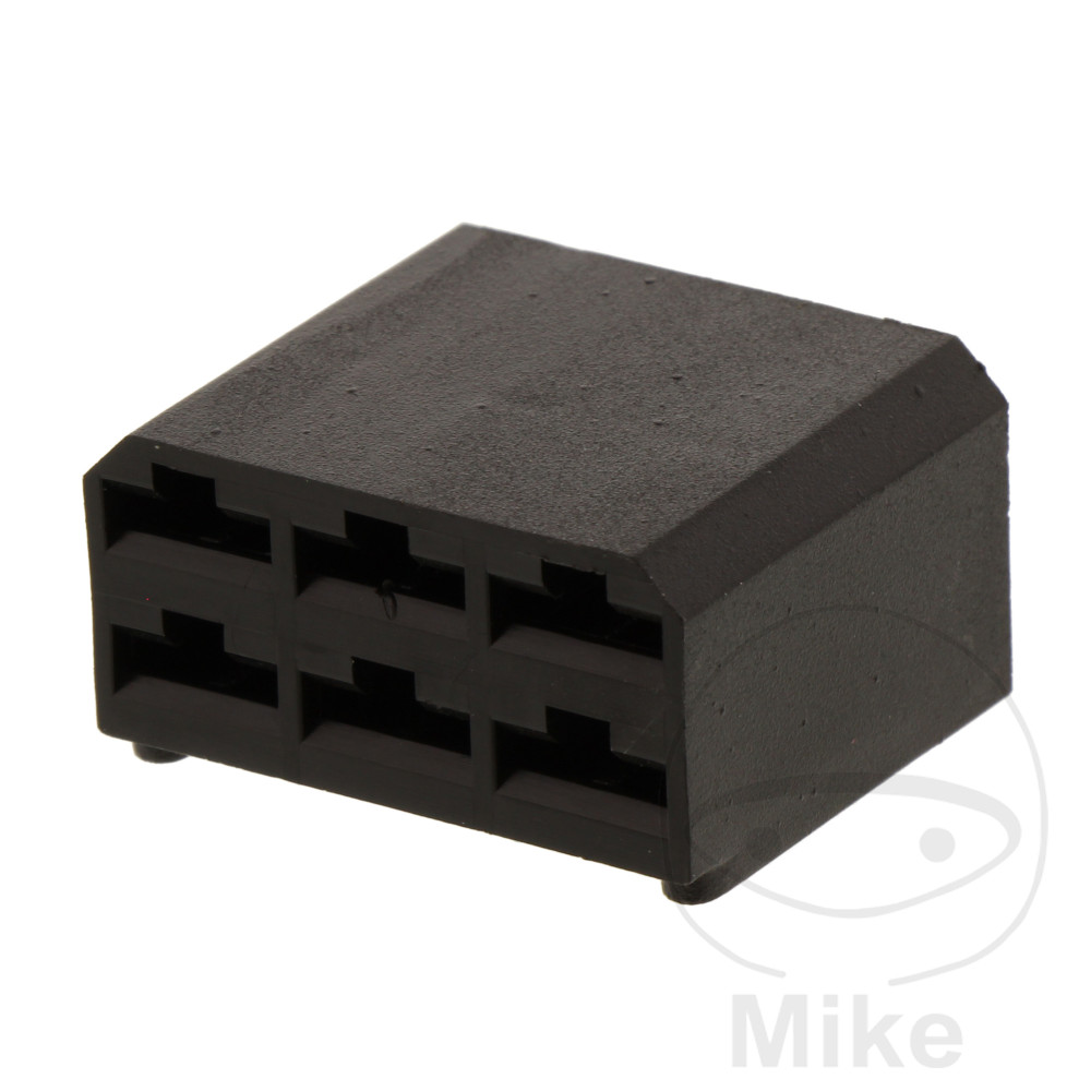 carcasa hembra de enchufe plano 6 polos