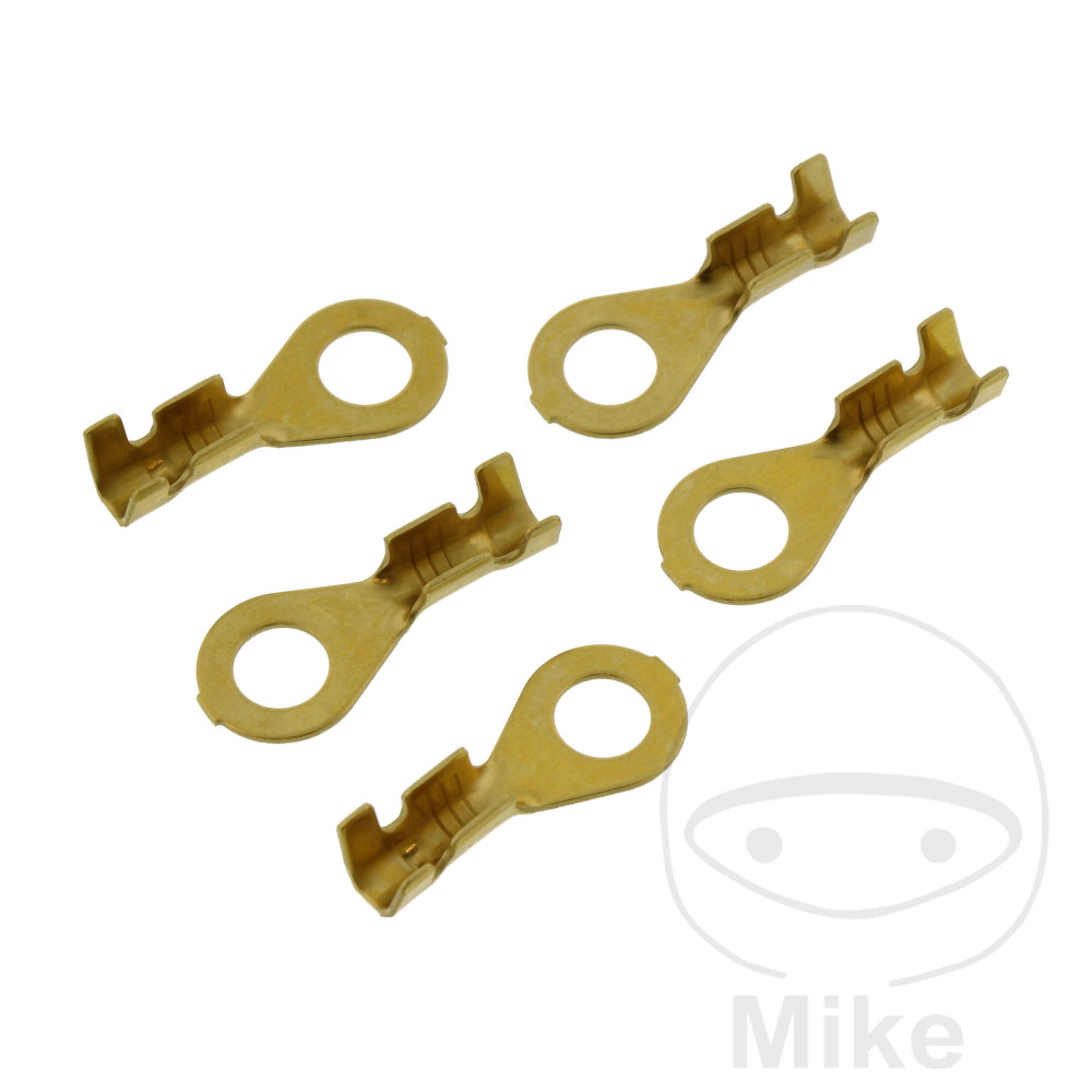 Kalitec HR6-12 Lot De 10 Cosses Tubulaires 6 Mm² M12 - Sans Trou De Vision - Fabriqué En Allemagne