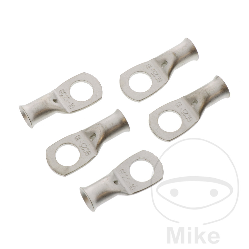 AUPROTEC 25x Cosses à œillet 1,5-2,5 Mm² Trou M6 Non