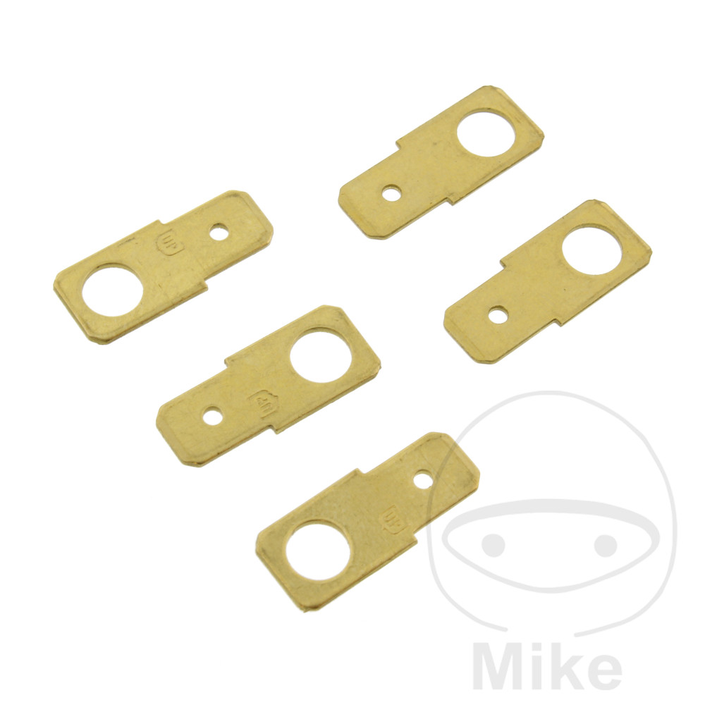 pack 5 conectores planos os atornillables m5