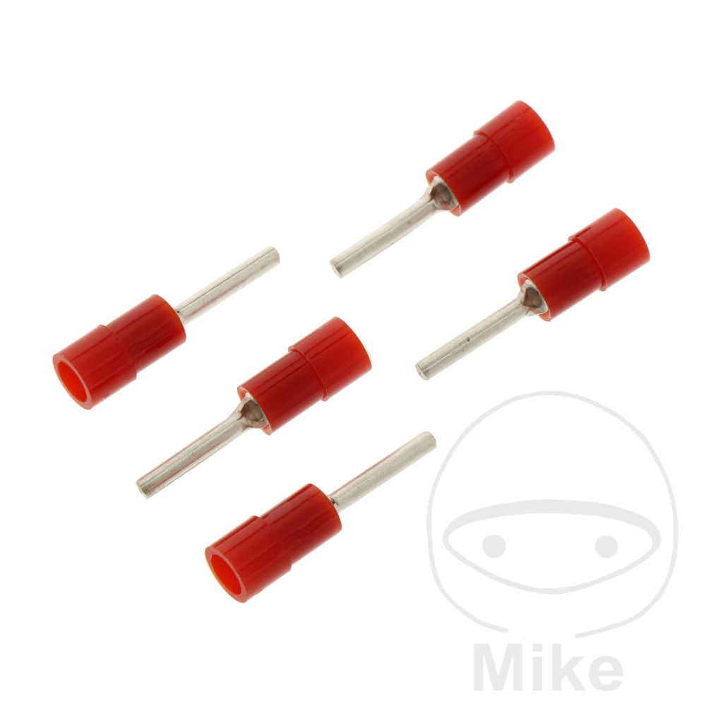 pack 5 terminales aislados para cables 0.5-1.5
