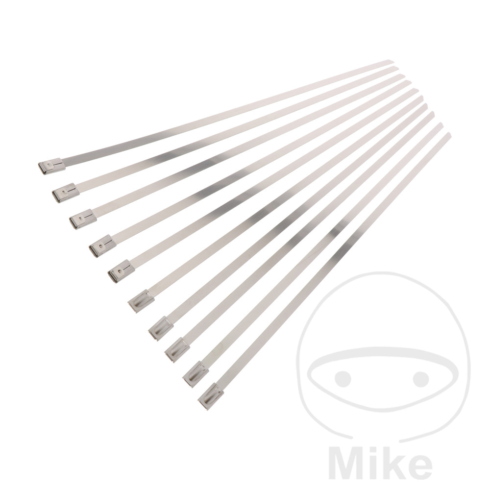 pack 10 bridas para cable 4.45 x 300 mm v2a