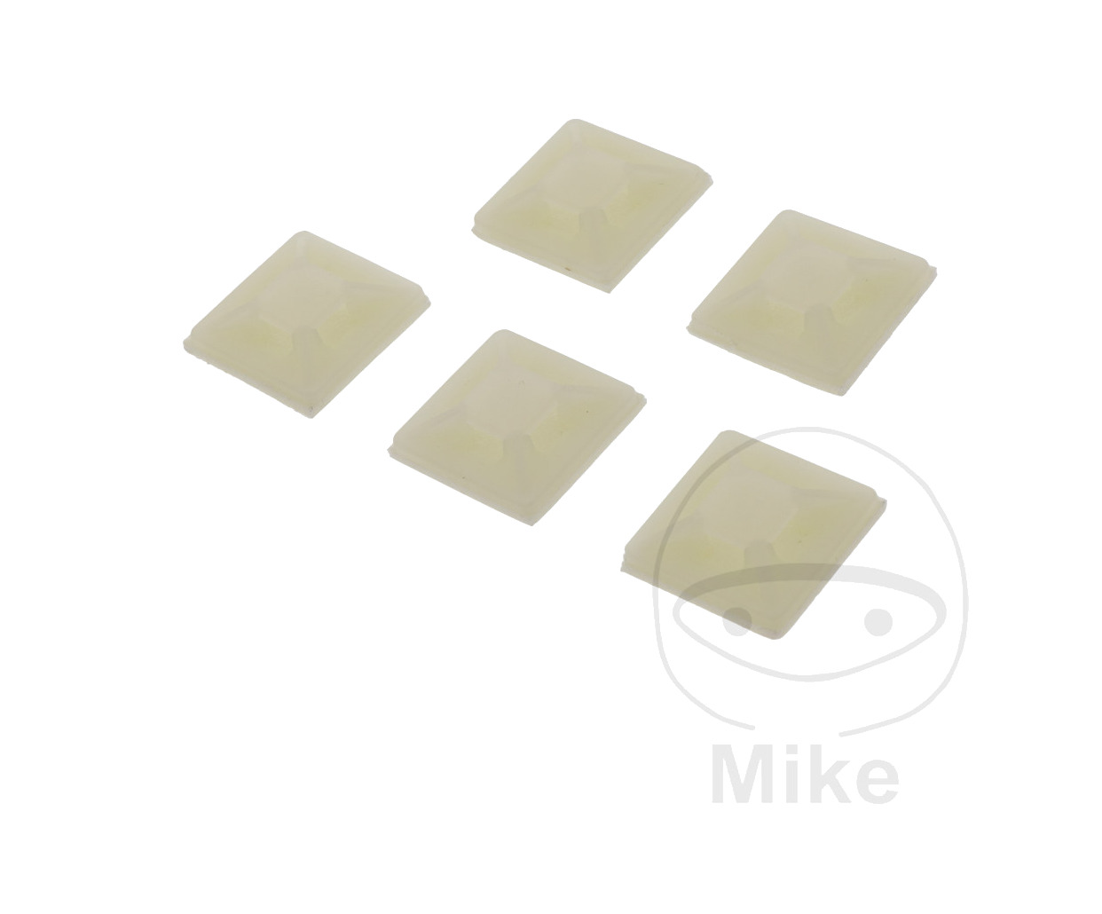 pack 5 portacables adhesivo 19x19
