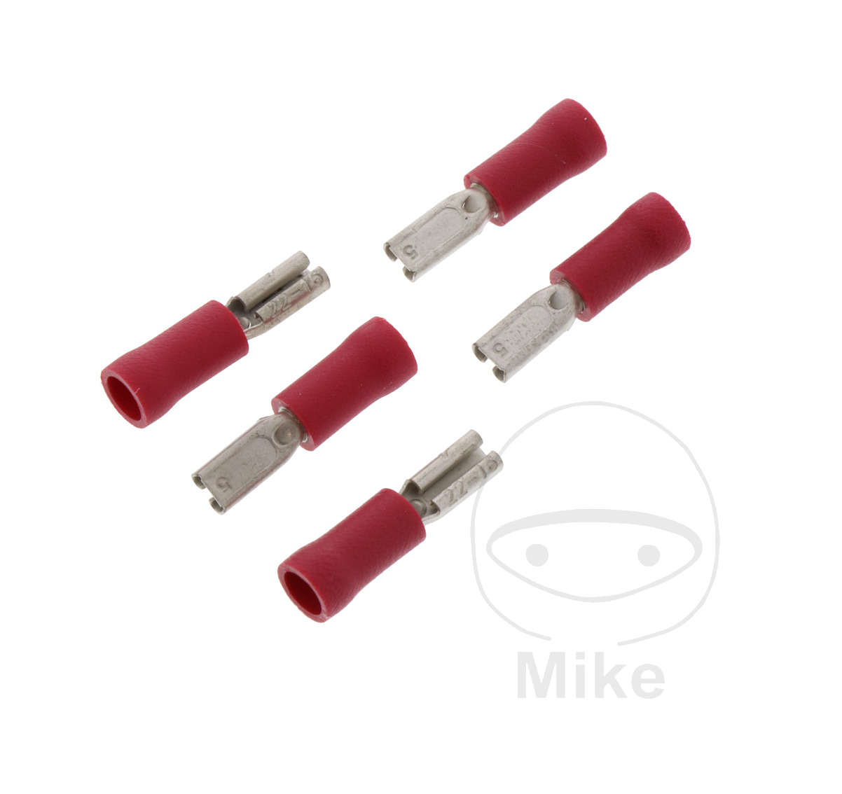 pack 5 conectores de cable hembra de enchufe plano 0.5-1.5 2.8 mm altn: 1580818/769