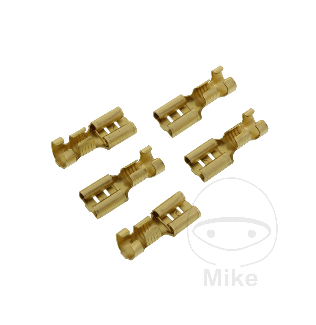pack 5 conectores de cable hembra de enchufe plano 2.5-6.0 6.3 mm