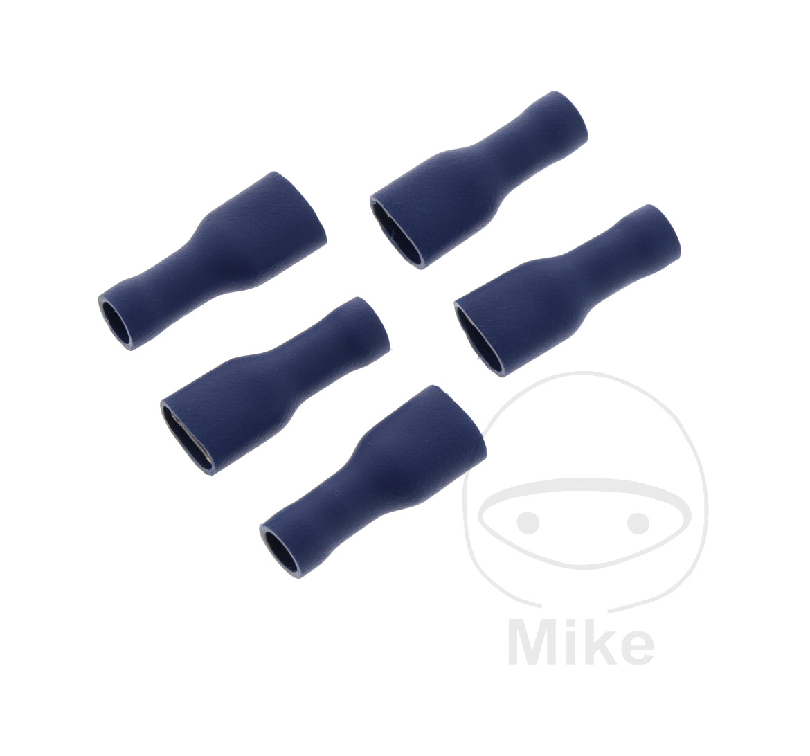 pack 5 conectores de cable hembra de enchufe plano 1.5-2.5 6.3 mm
