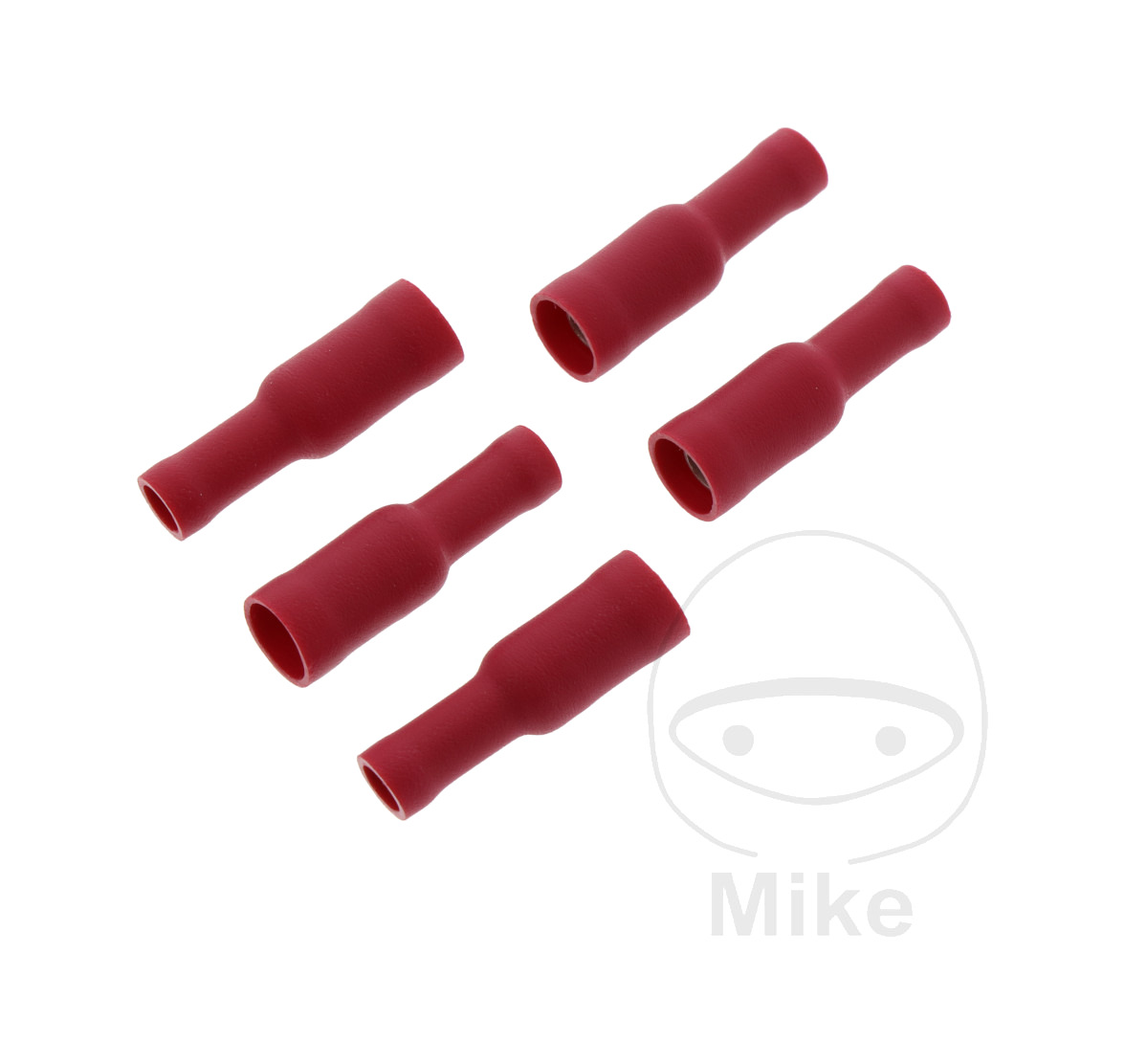pack 5 conectores de cable hembra de enchufe redondo 0.5-1.5 4 mm altn: 1580819/803