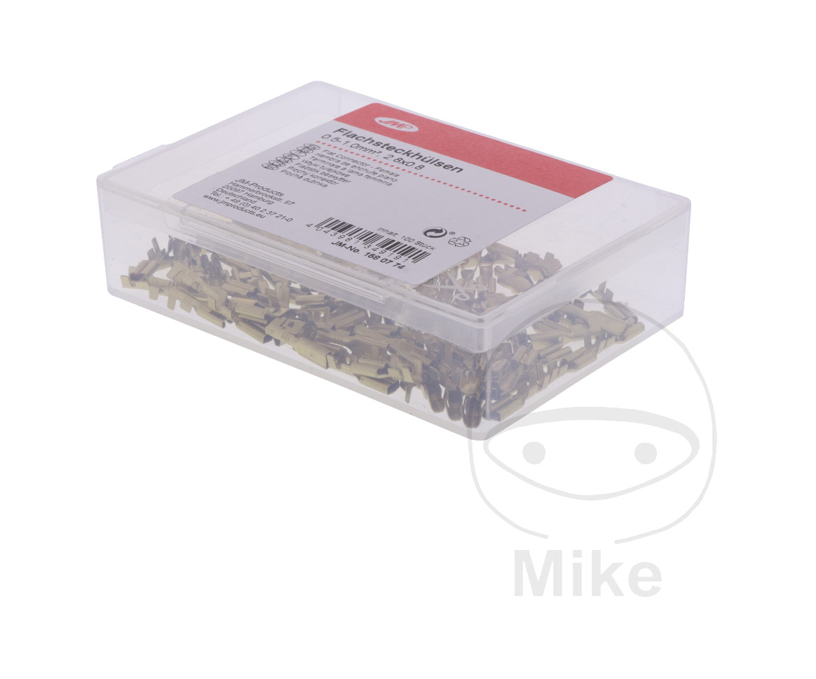 pack 100 conectores de cable hembra de enchufe plano 0.5-1.0 2.8 mm altn 1580839