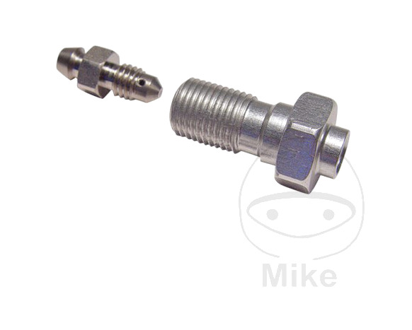 tornillo banjo simple de aluminio con boquilla sangrada m10x1.00