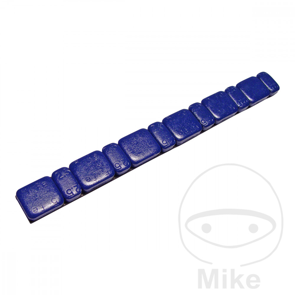pack 15 pesos adhesivos barra hierro para llanta moto 45 gr 2.5 gr/5 gr