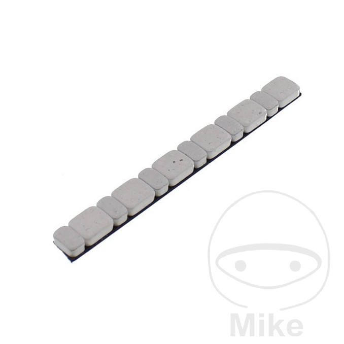 pack 15 pesos adhesivos barra hierro para llanta moto 45 gr 2.5 gr/5 gr