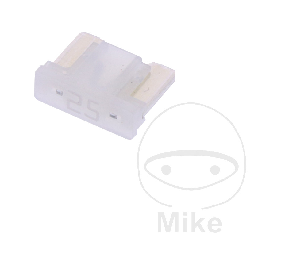 pack 5 mini fusibles clavija plana 25a