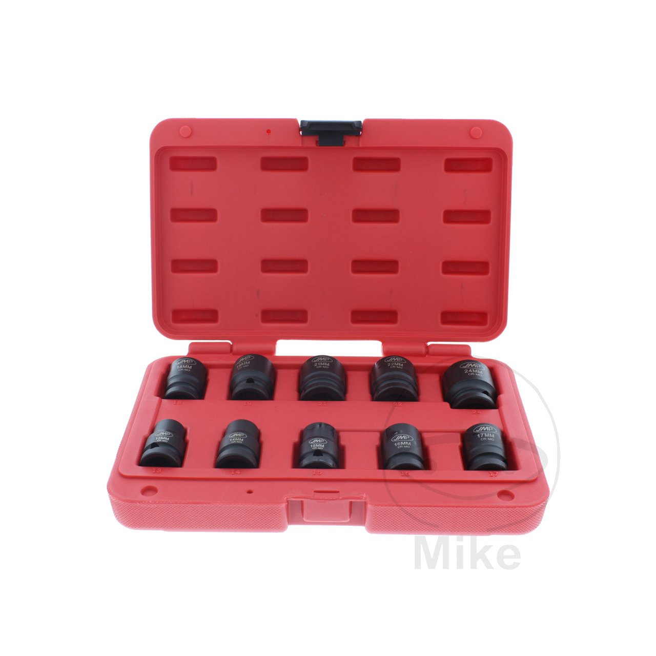 juego 10 llaves de vaso de impacto hexagonal 1/2 13-24 mm