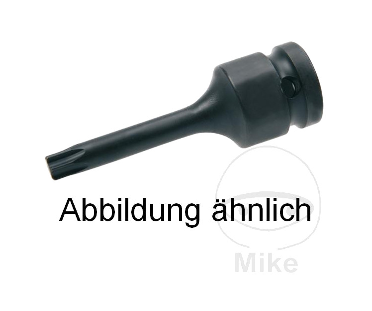 punta de destornillador torx reforzado 1/2 t50 75 mm
