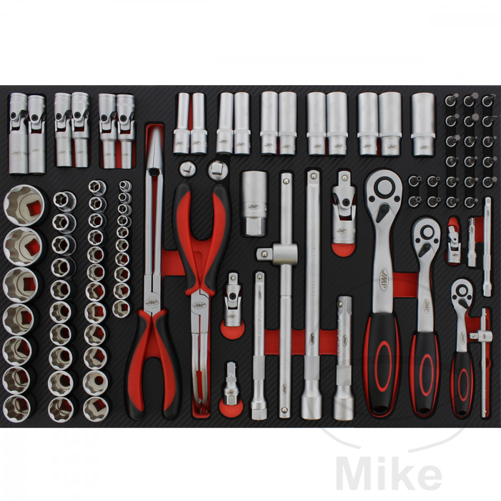 kit 96 herramientas con inserto para carro de herramientas