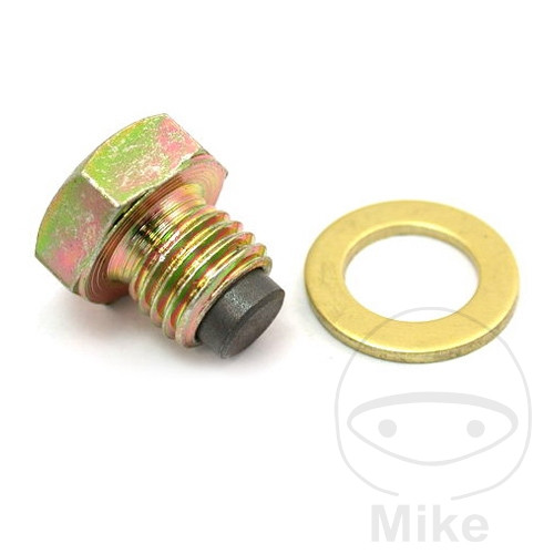 tornillo magnético de drenaje de aceite de titanio con junta m12x1.50 mm