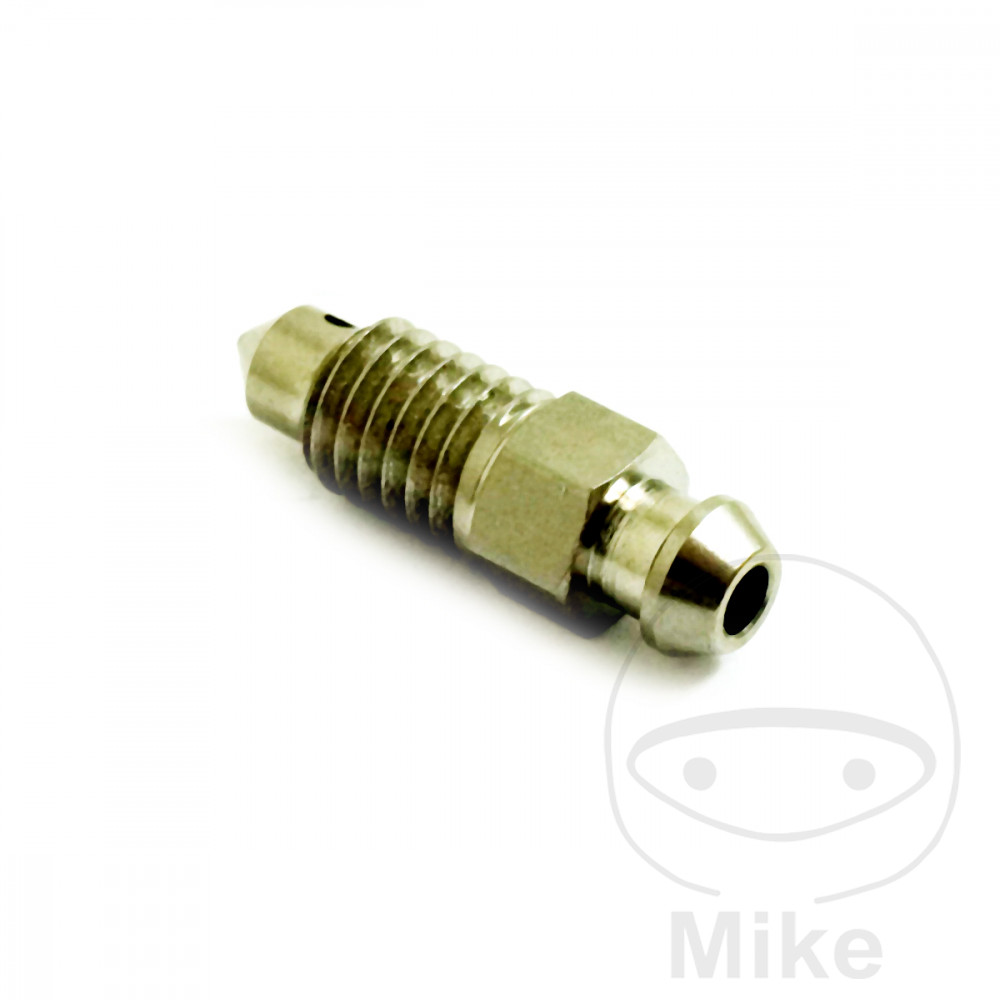 Lot De 4 Vis De Purge M8 X 1 Mm Avec Bouchon Anti-poussière - Pour étriers De Frein, Moto, Voiture