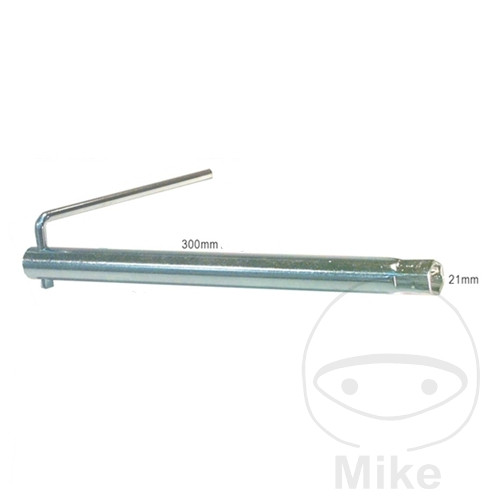 llave de bujia con mango angulado 21 l300mm