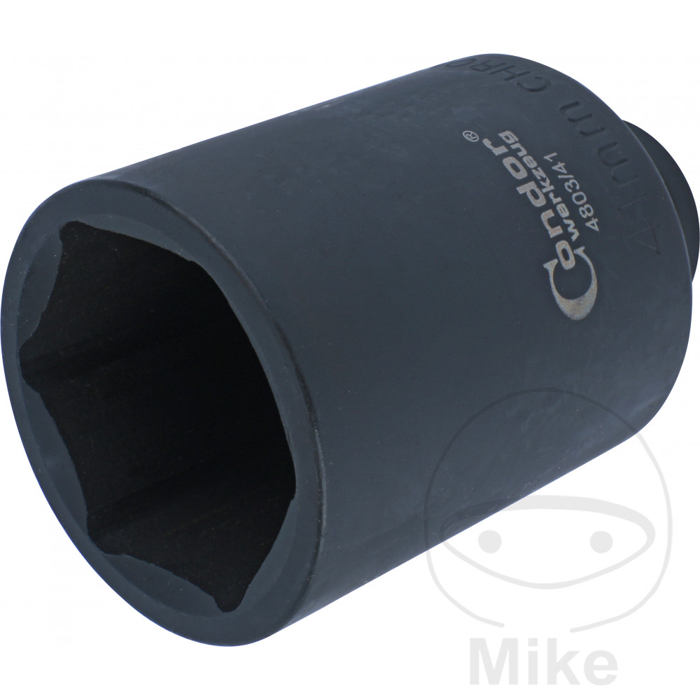 vaso hexagonal para pistola de impacto 85 mm 1/2 41 mm