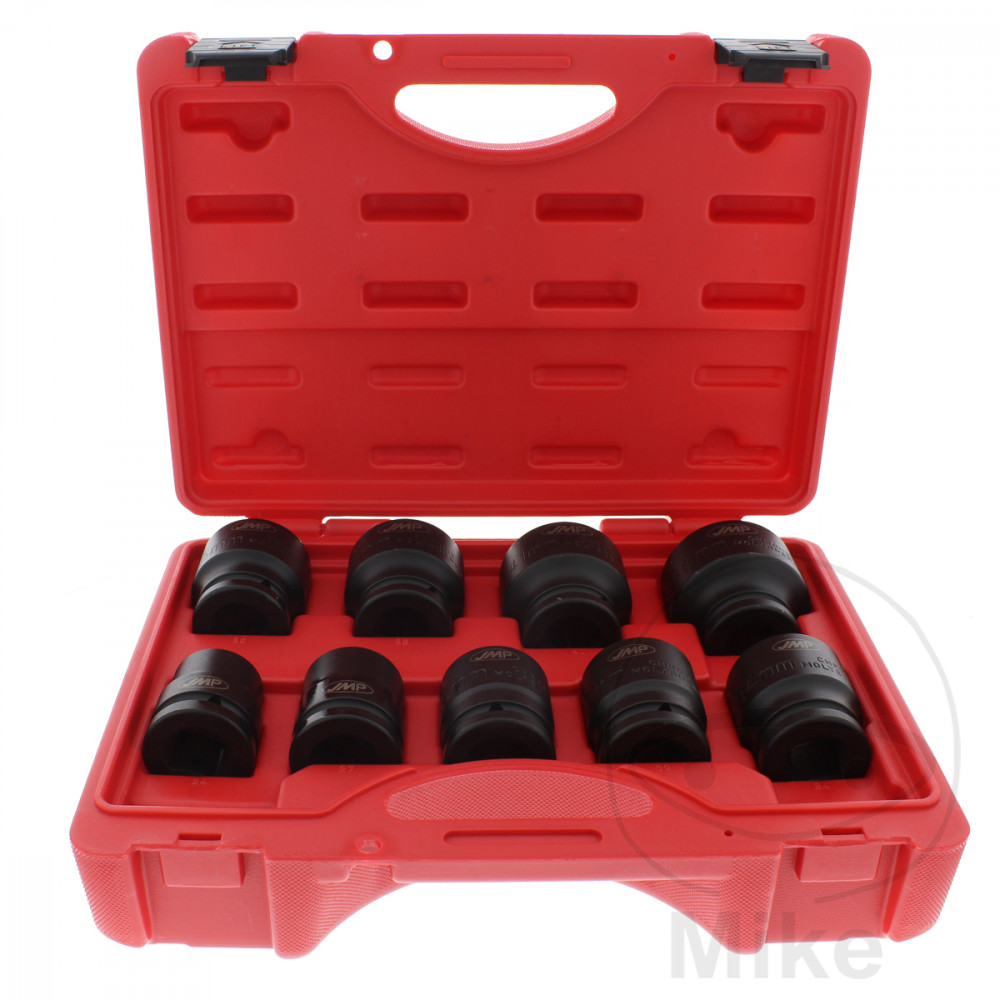 juego 9 vasos de impacto hexagonal 3/4 24-46 mm