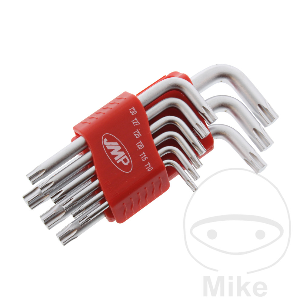 juego 9 llaves para tornillos de cabeza hexagonal t10-t50