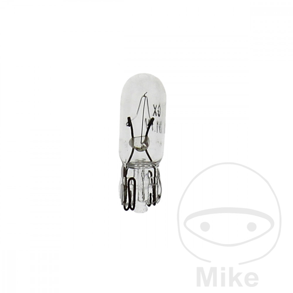 bombilla base de vidrio 12v 1.7w 
w2.1x6.5d
