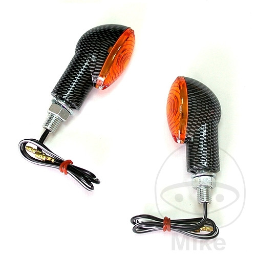 juego intermitentes de moto cortos cateye