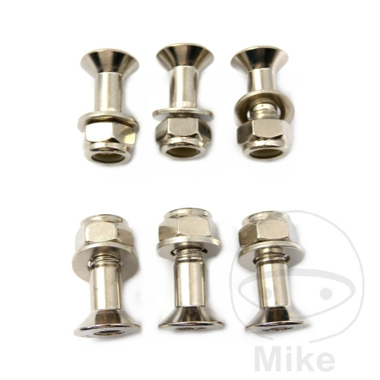 juego tornillo corona plato transmision m8 x 1.25 mm 25 mm