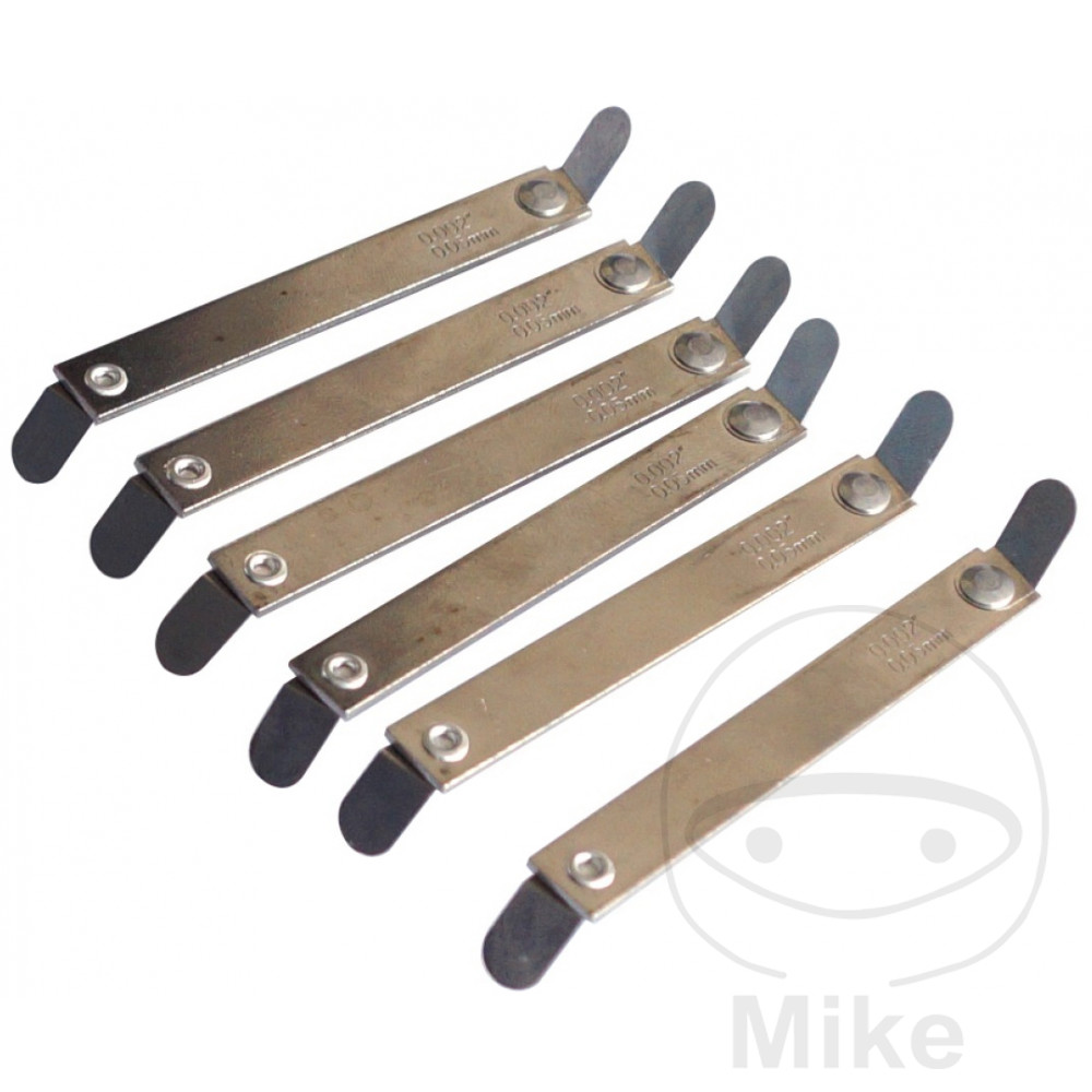 juego 6 hojas para medicion de espesor 0.10/0.13 mm