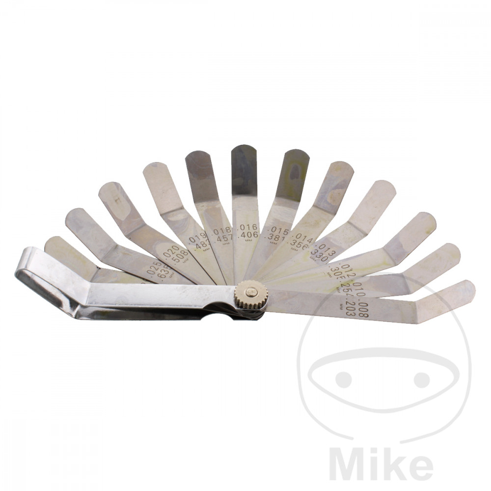 juego 12 hojas para medicion de espesor 0.008-0.026