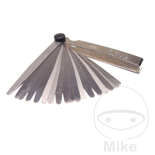 juego 21 hojas para medicion de espesor 0.10-0.50 mm