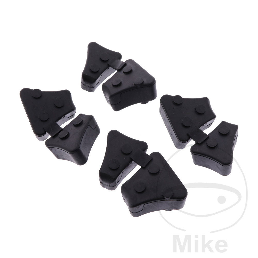 juego de gomas flectores corona plato rueda trasera 4u