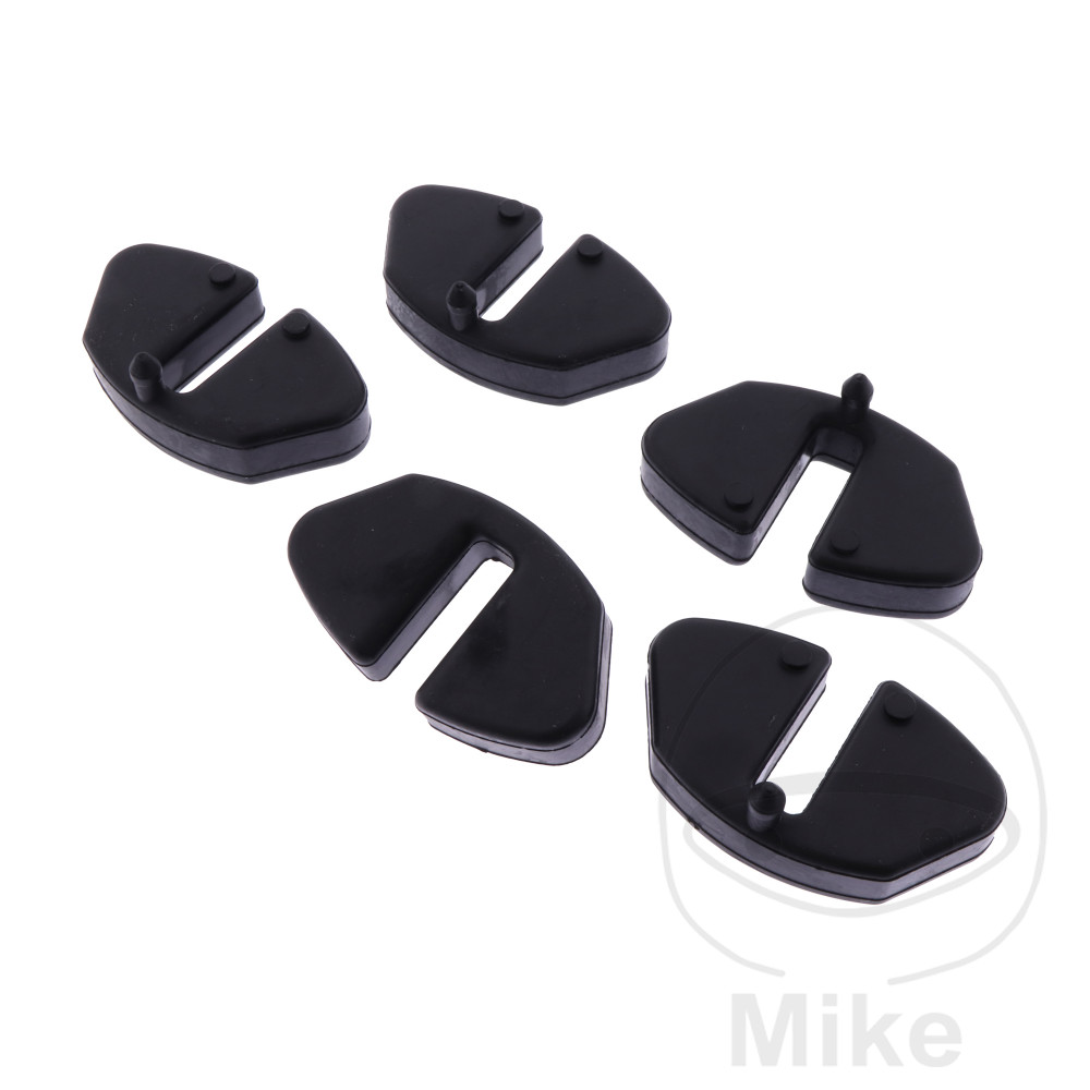 juego de gomas flectores corona plato rueda trasera 5u