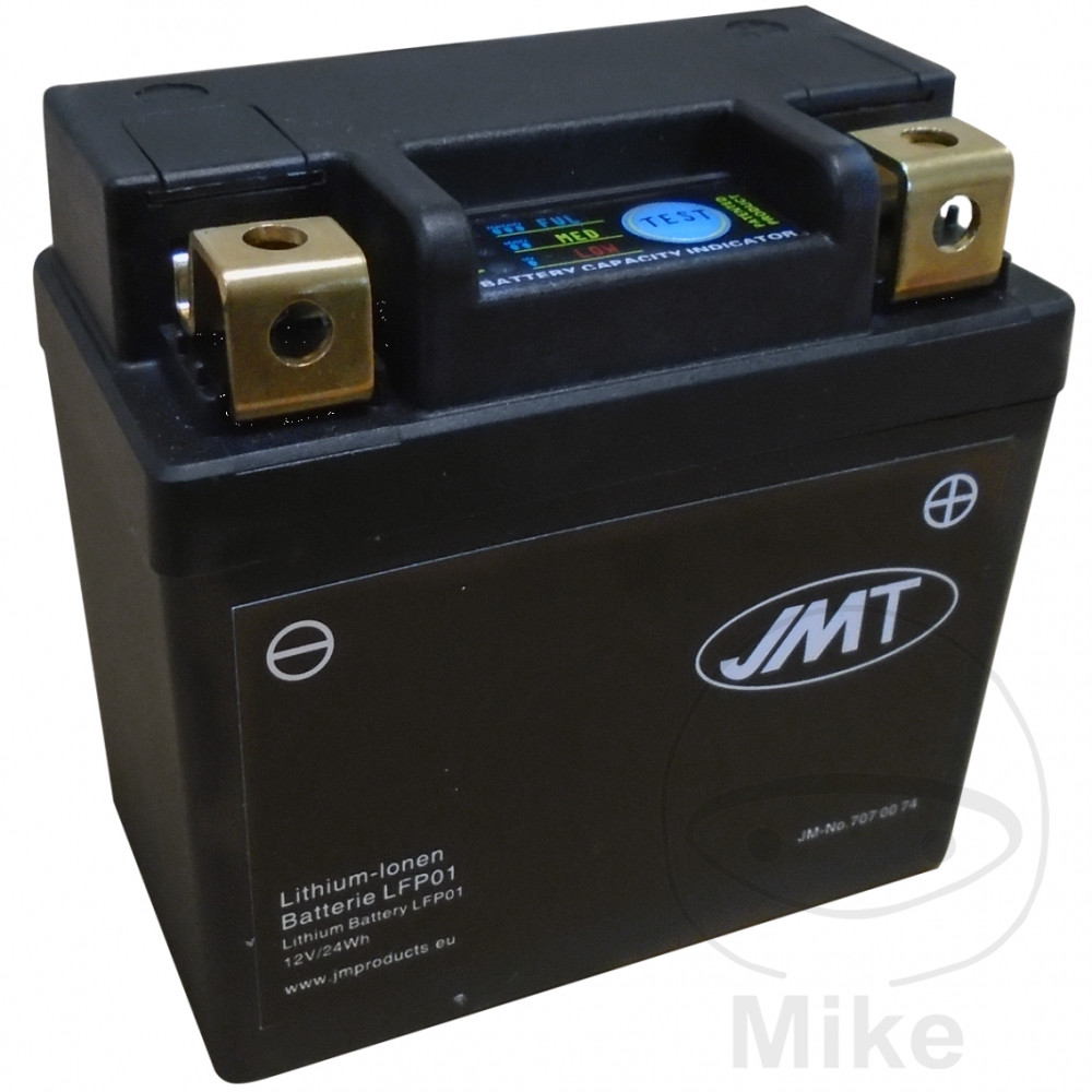JMT Batterie lithium-ion avec indicateur LFP01 - Afbeelding 1 van 1