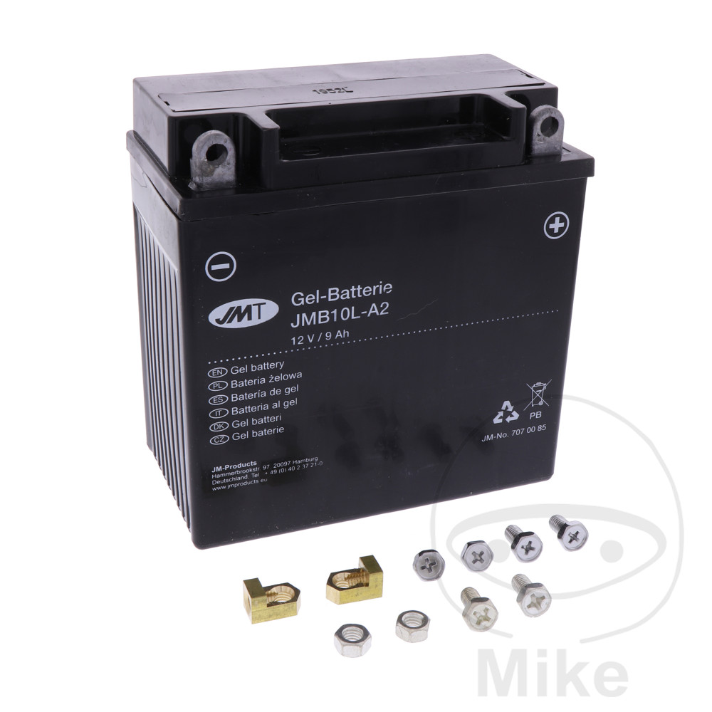 batería gel de moto yb10l-a2 altn: 7070261 3026 9050