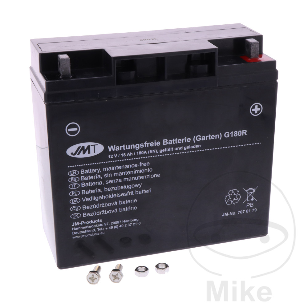 batería máquina de jardín sin mantenimiento g180r wet