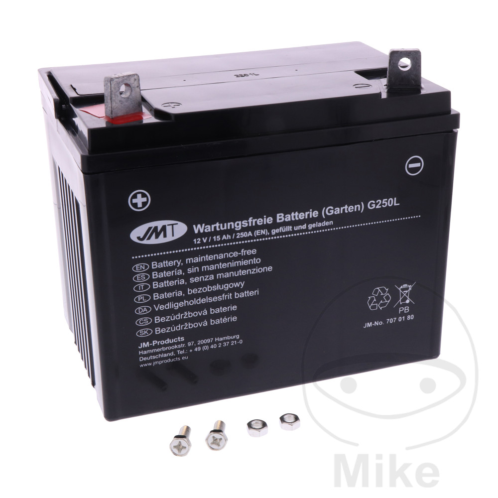 batería máquina de jardín sin mantenimiento g250l wet