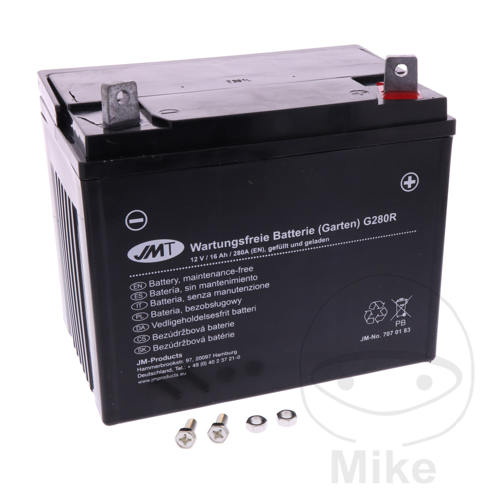 batería máquina de jardín sin mantenimiento g280r wet