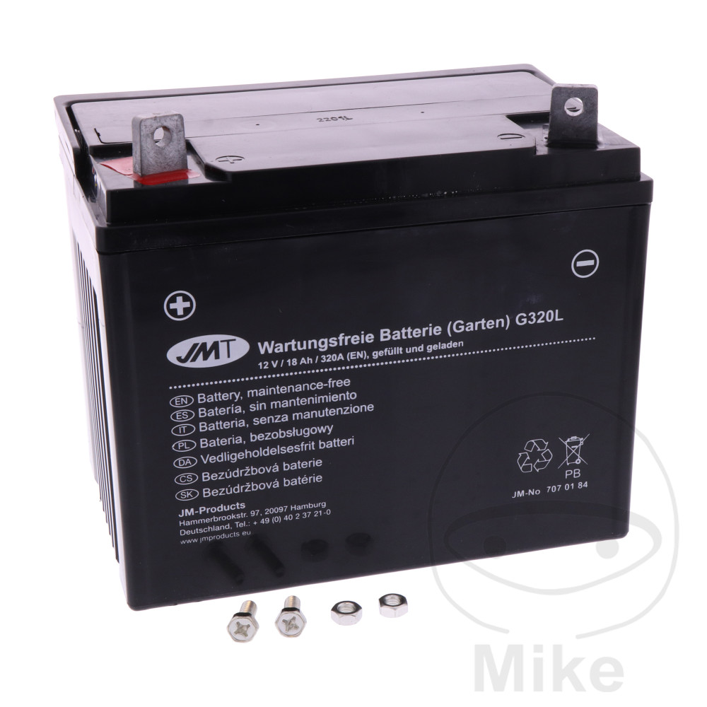 batería máquina de jardín sin mantenimiento g320l wet